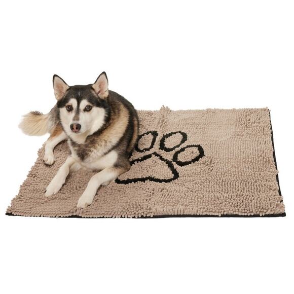 Mac & Molly Microfiber Washable Non Slip Muddy Paws Dog Mat 35" by 27" NEW - Picture 11 of 11